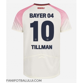 Bayer Leverkusen Malik Tillman #10 Tricou Fotbal Replică 2025-26 Barbati Deplasare